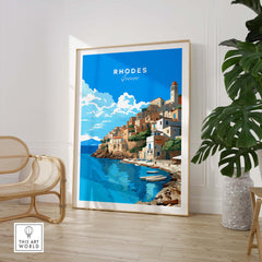 Rhodes Greece Poster