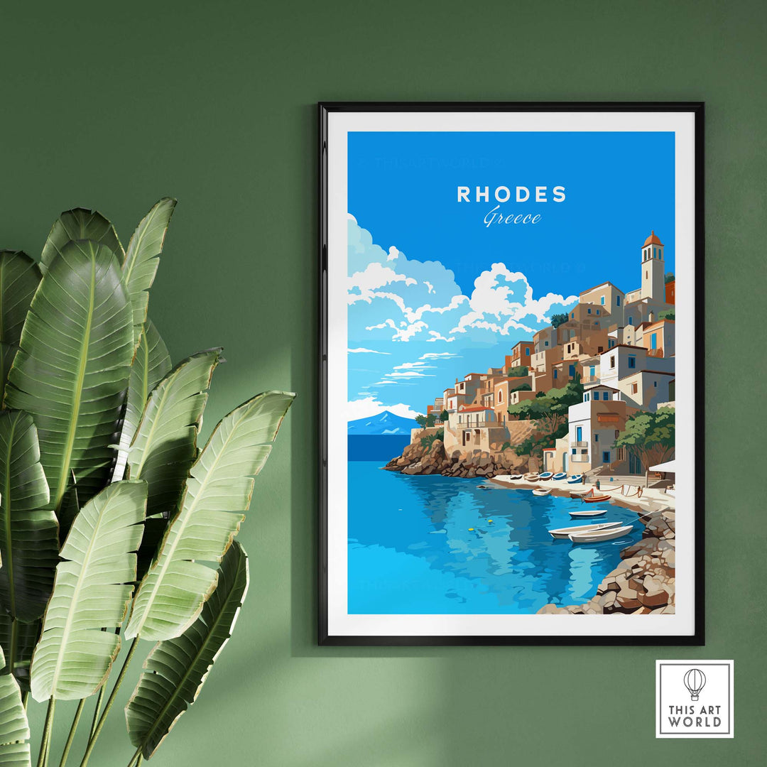 Rhodes Greece Poster
