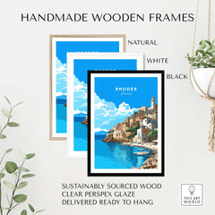 Rhodes Greece Poster