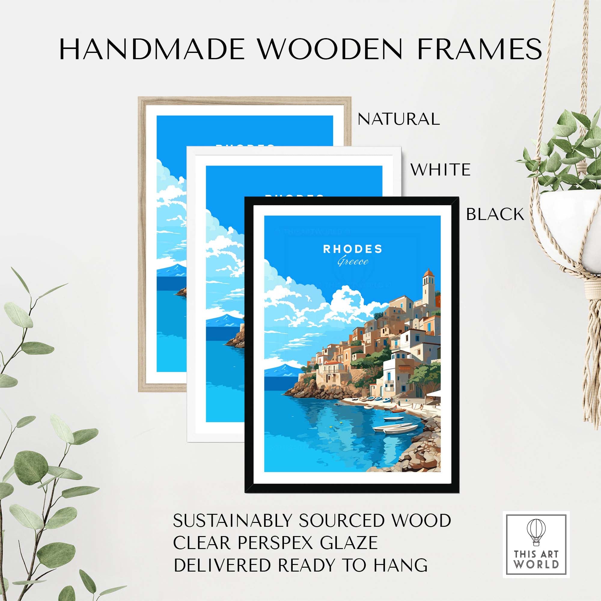 Rhodes Greece Poster