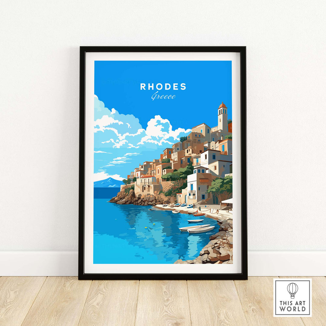 Rhodes Greece Poster