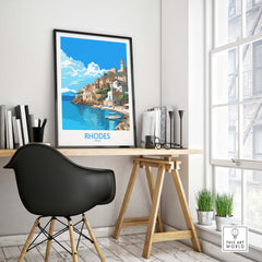 Rhodes Greece Print