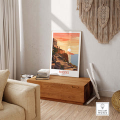 Rhodes Island Greece Poster