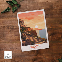 Rhodes Island Greece Poster