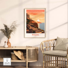 Rhodes Island Greece Poster
