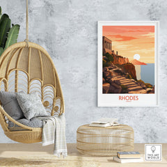 Rhodes Island Greece Poster