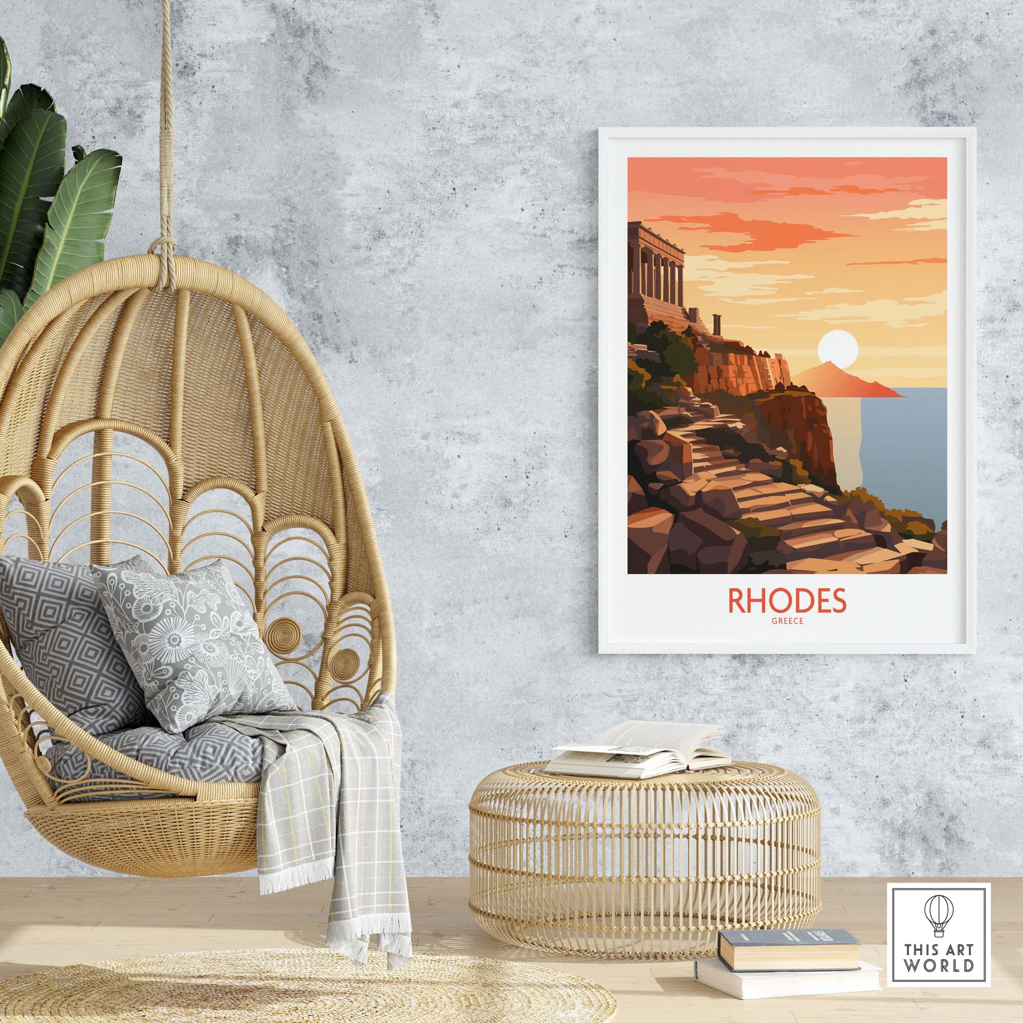Rhodes Island Greece Poster