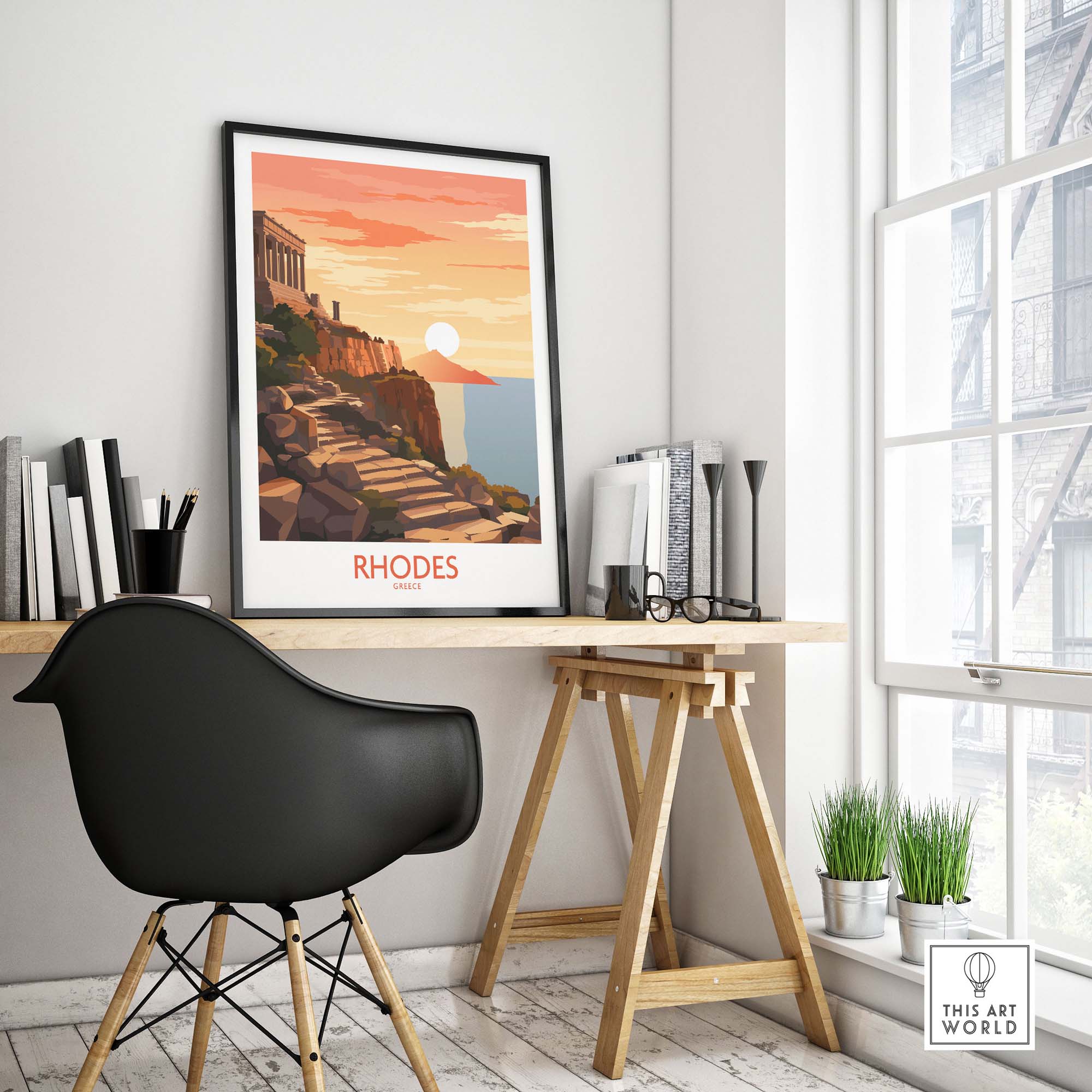 Rhodes Island Greece Poster