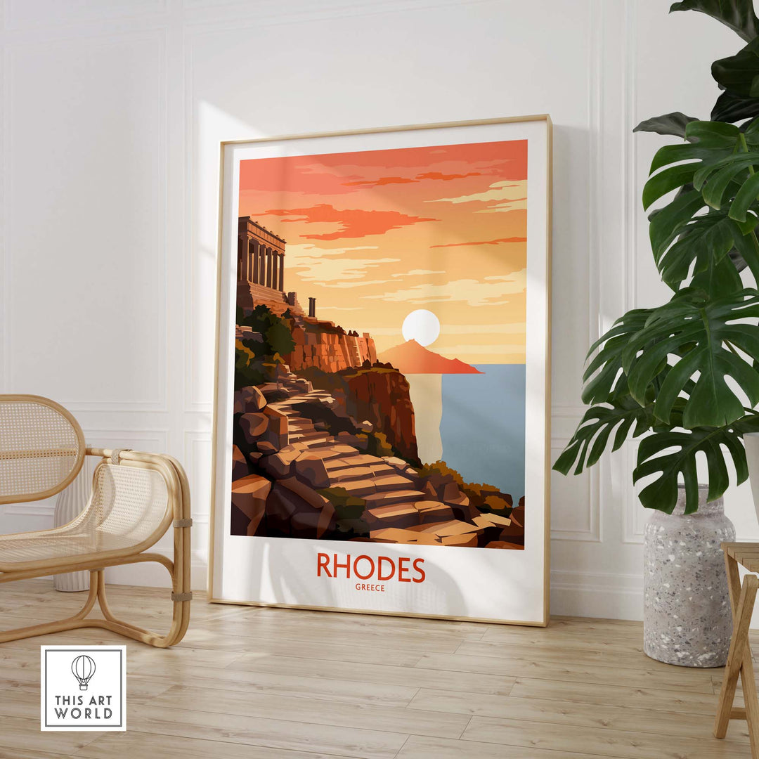 Rhodes Island Greece Poster