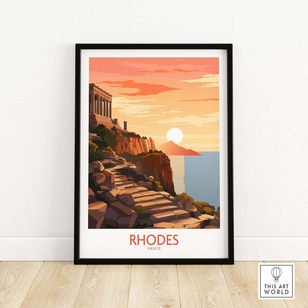 Rhodes Island Greece Poster