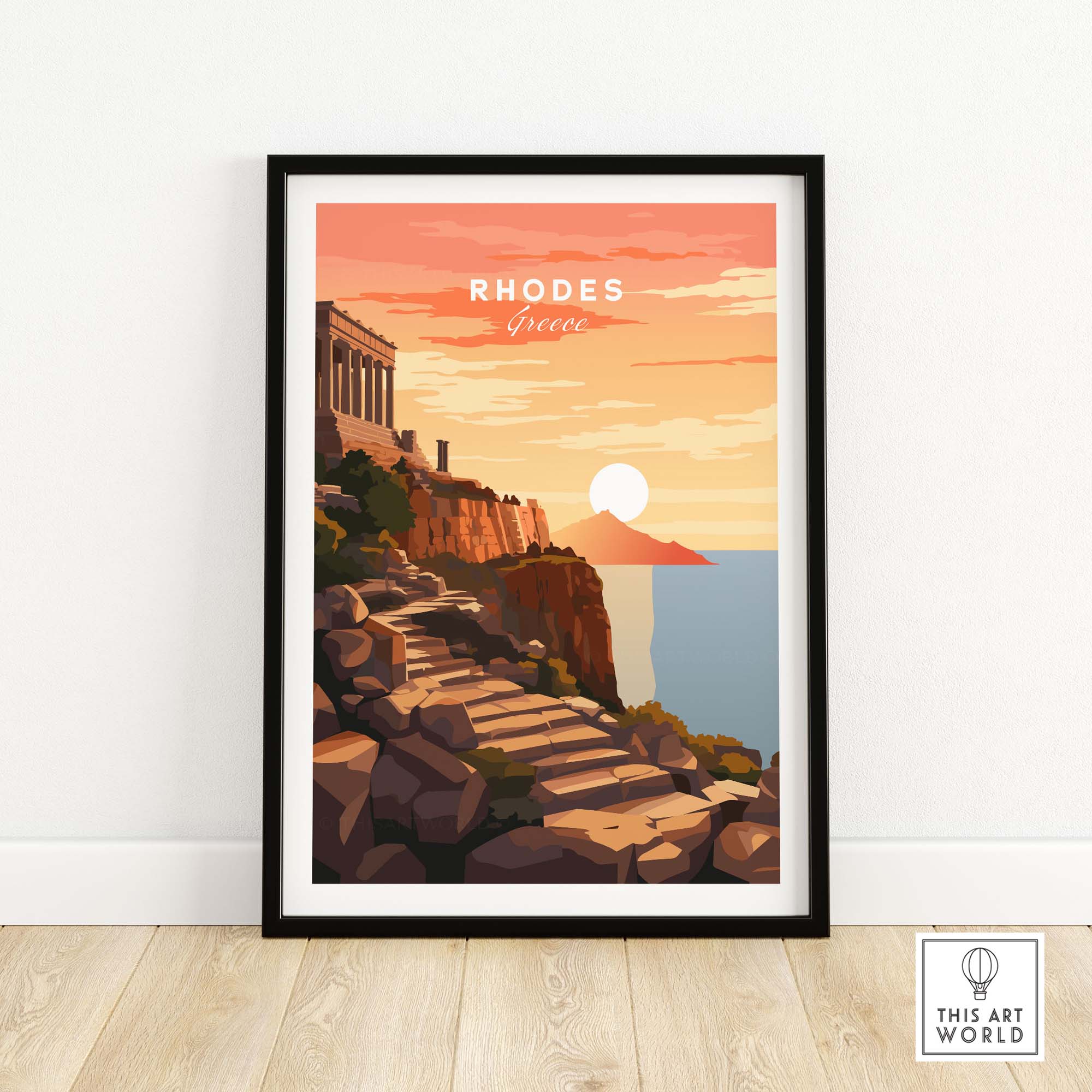 Rhodes Island Greece Wall Art