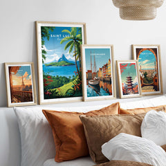 Saint Lucia Print