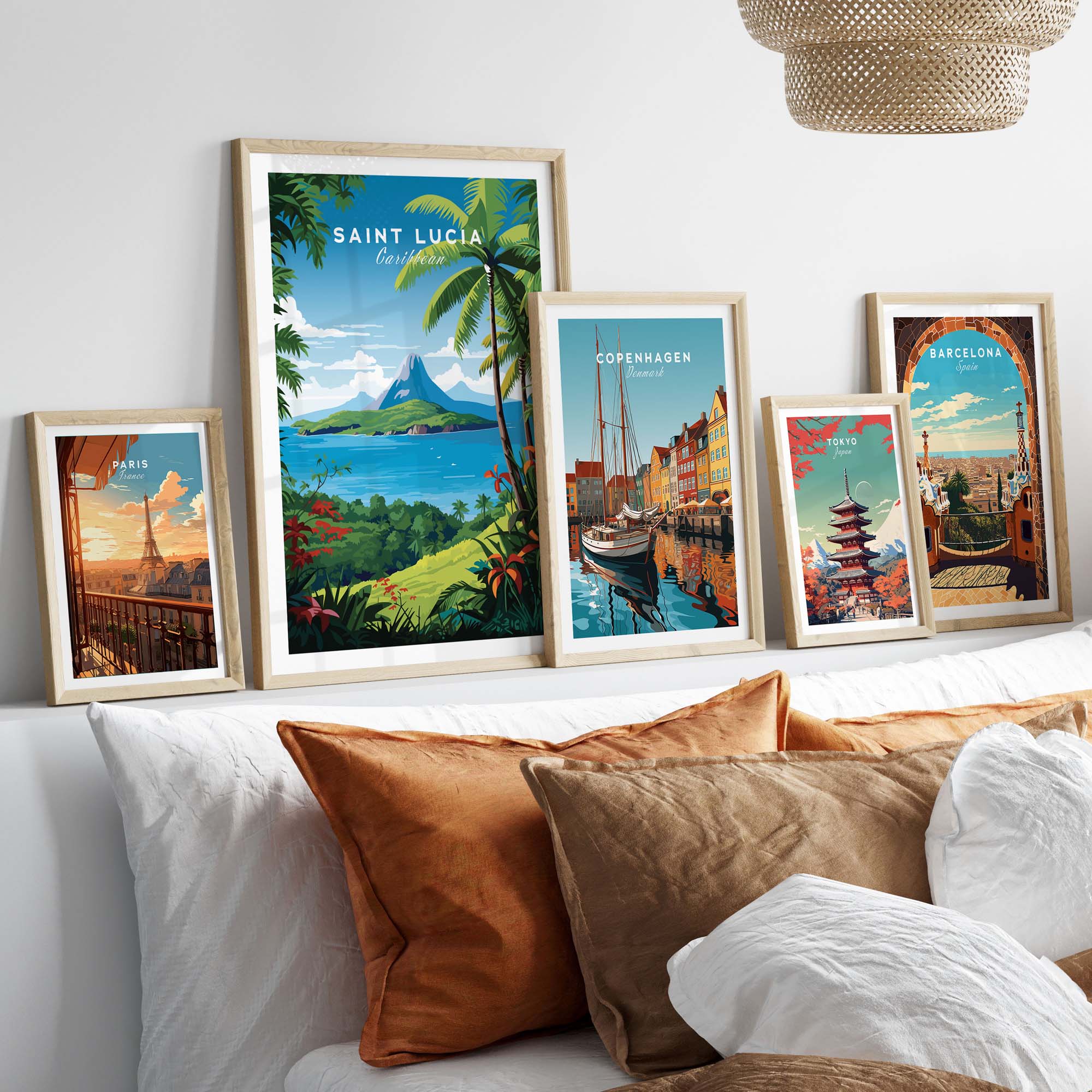 Saint Lucia Print