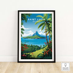 Saint Lucia Print