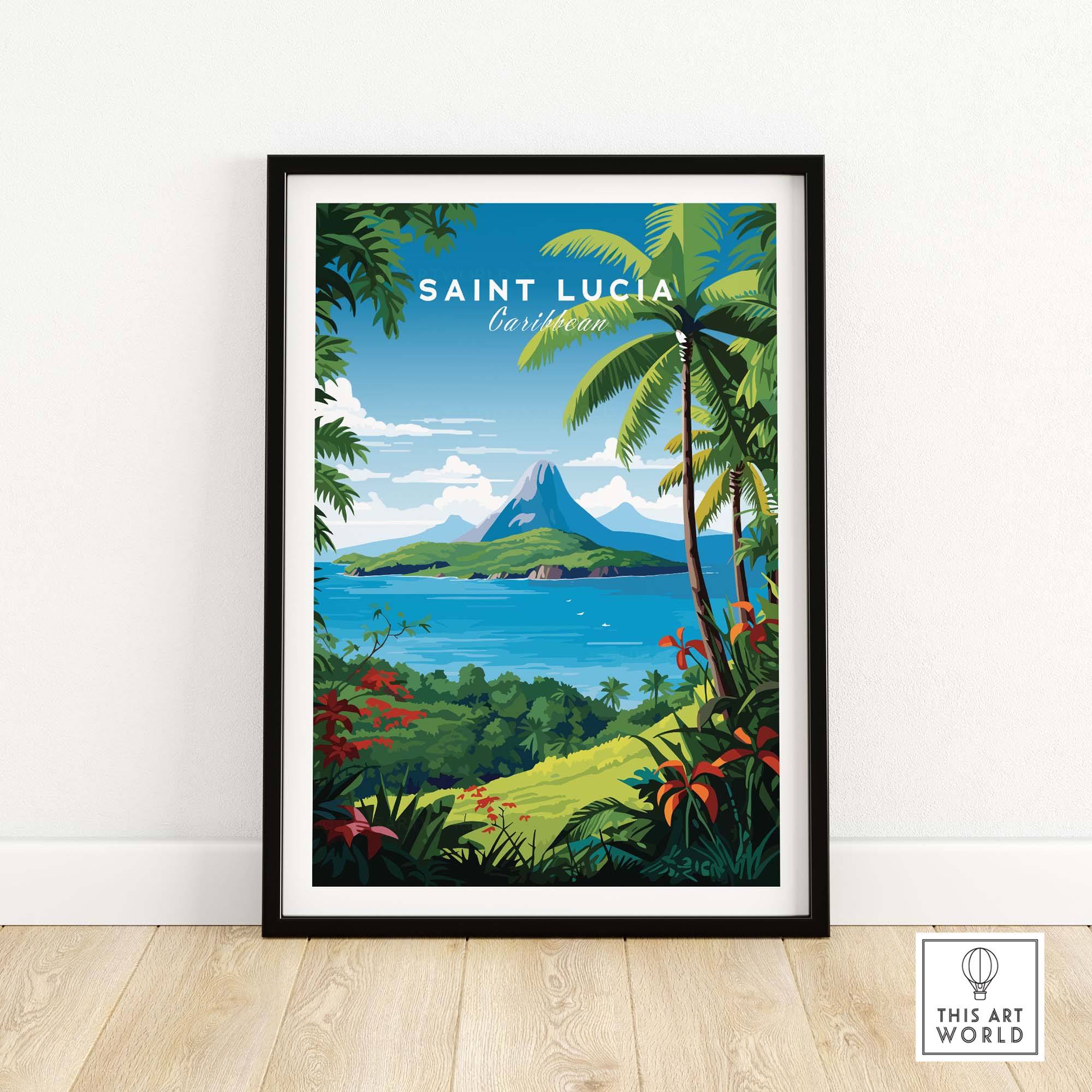 Saint Lucia Print