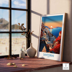 Santorini Art Print