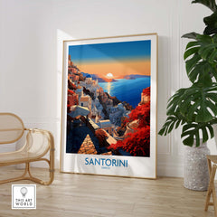 Santorini Art Print