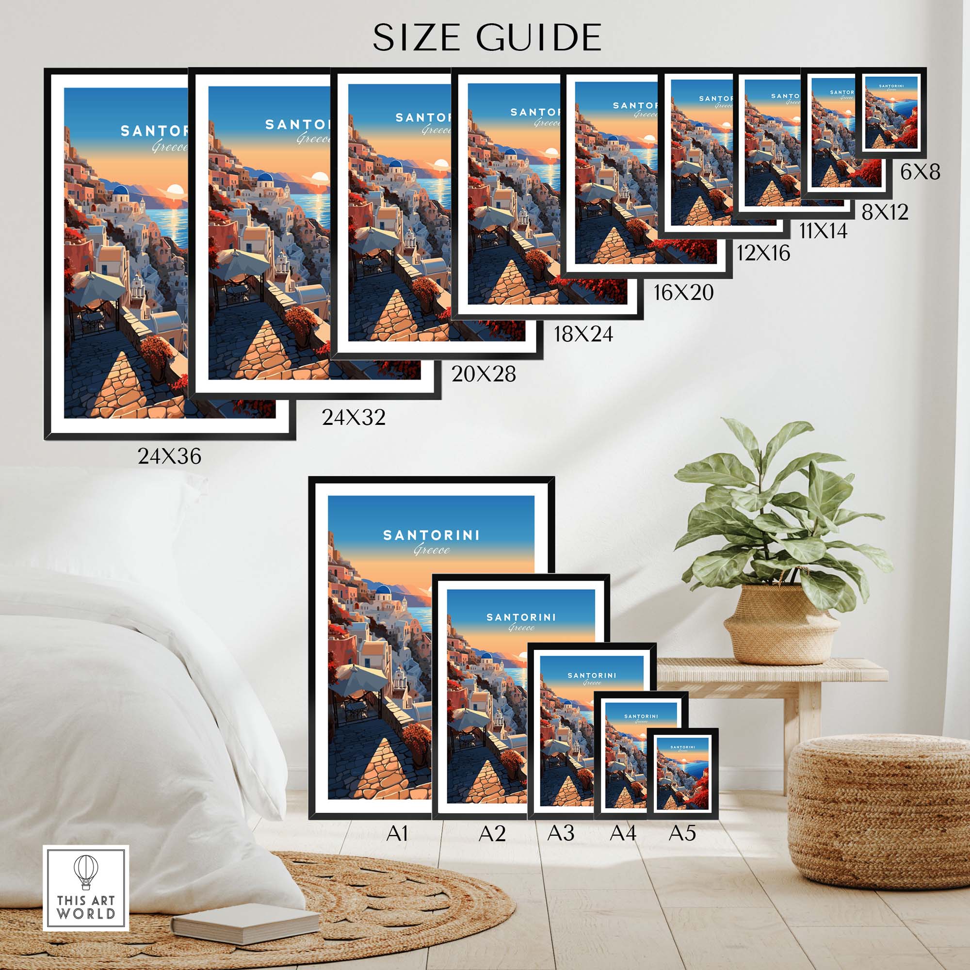 Santorini Poster