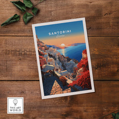 Santorini Poster