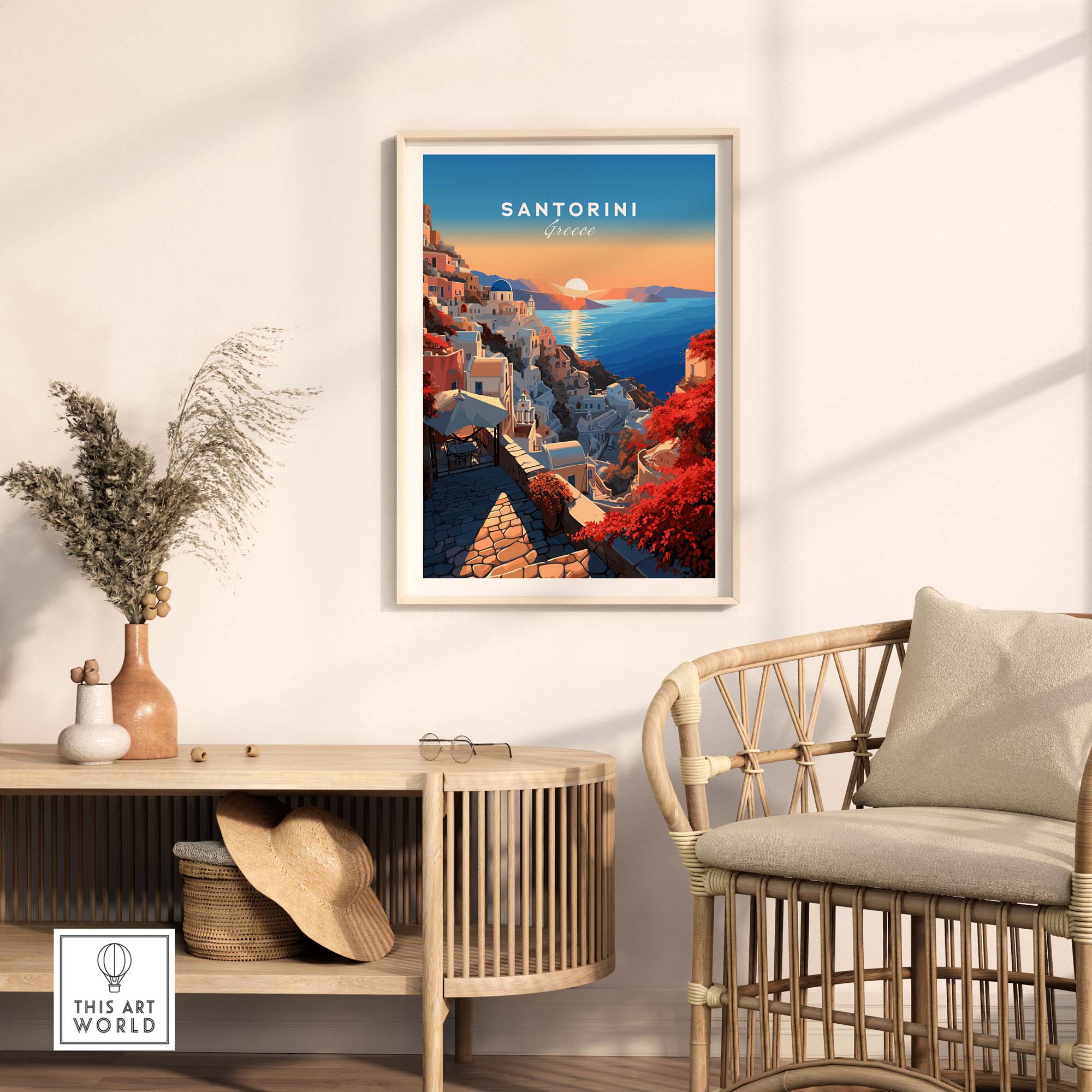 Santorini Poster