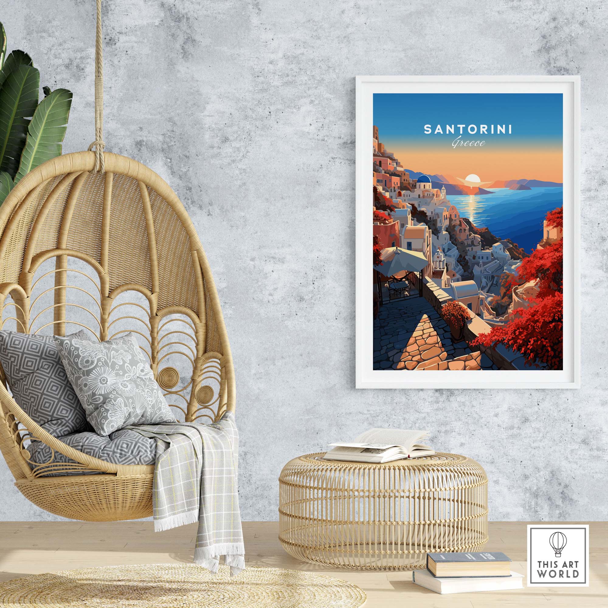Santorini Poster