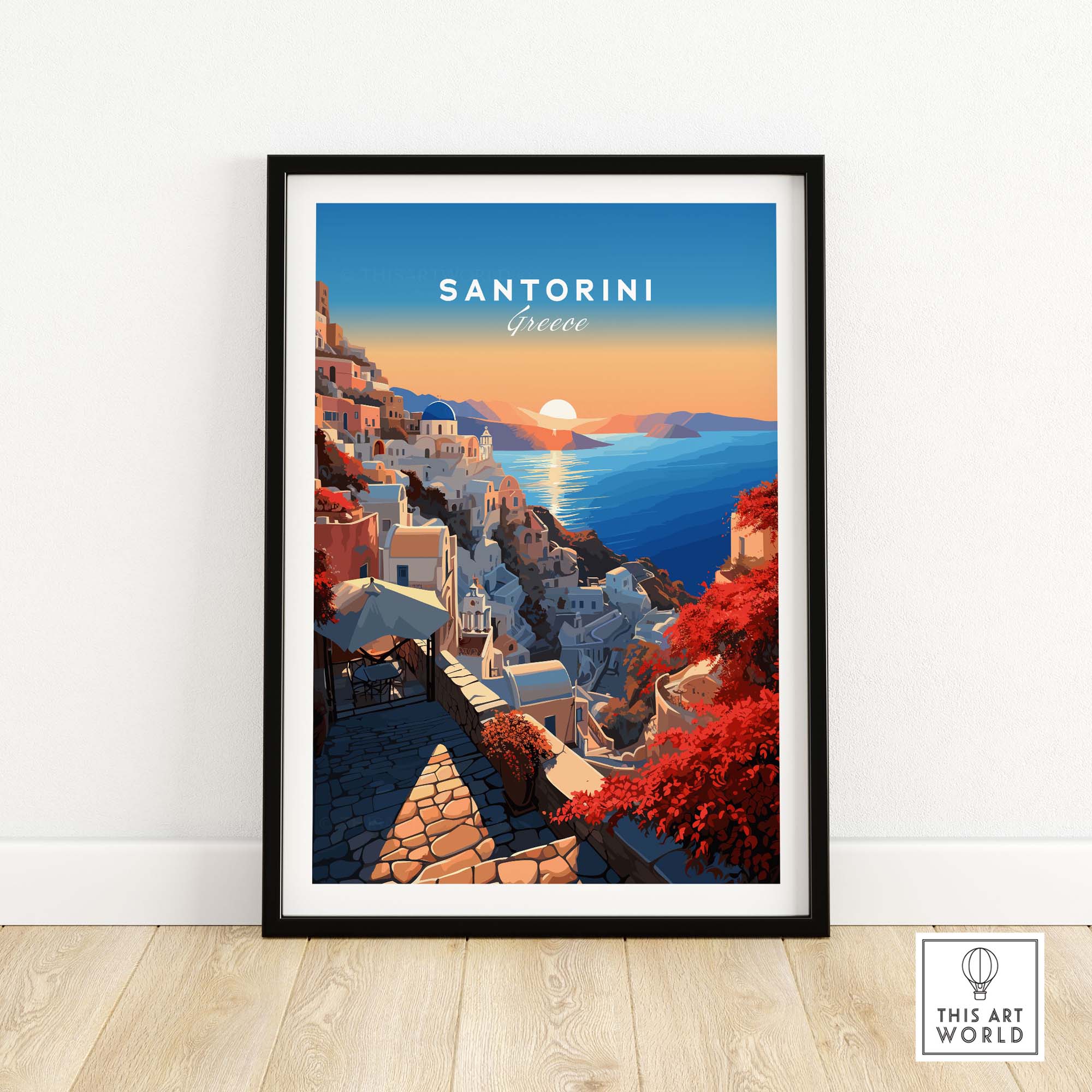 Santorini Poster