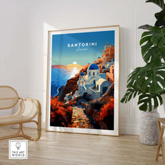 Santorini Print
