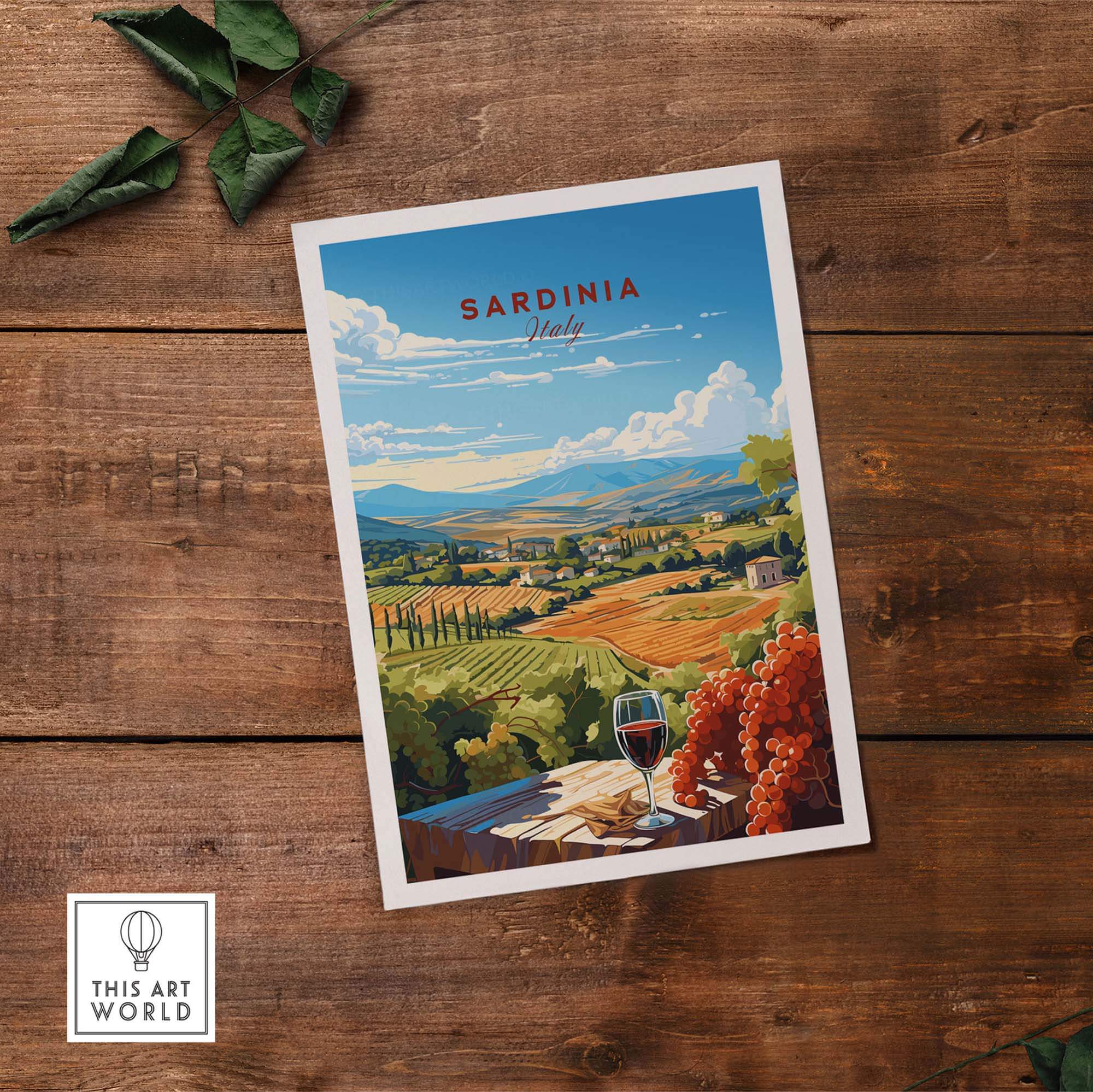 Sardinia Italy Print