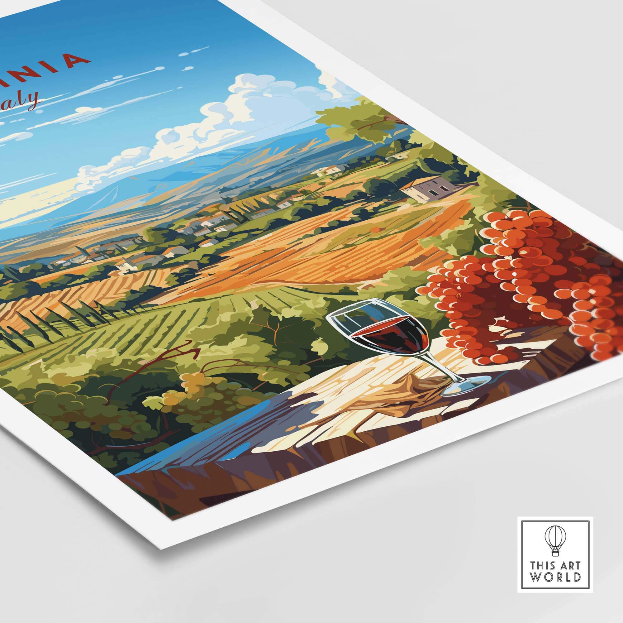 Sardinia Italy Print