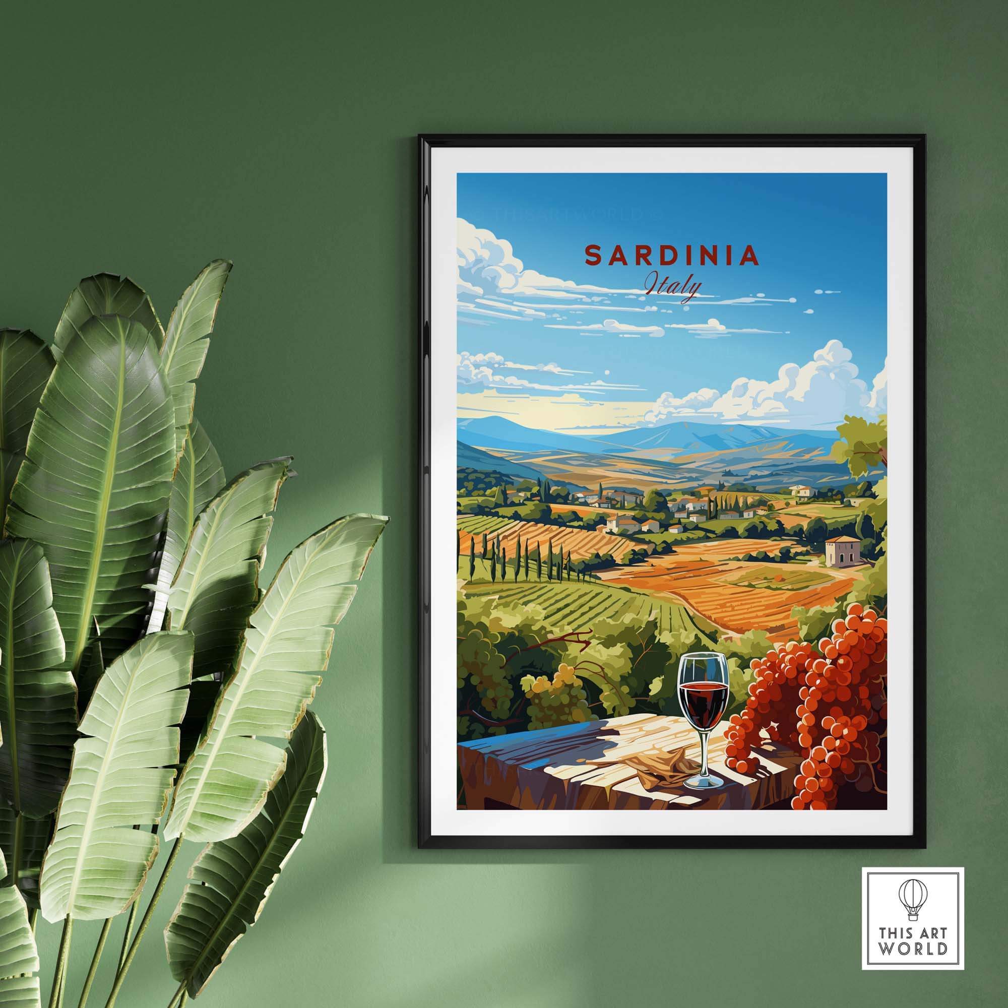 Sardinia Italy Print