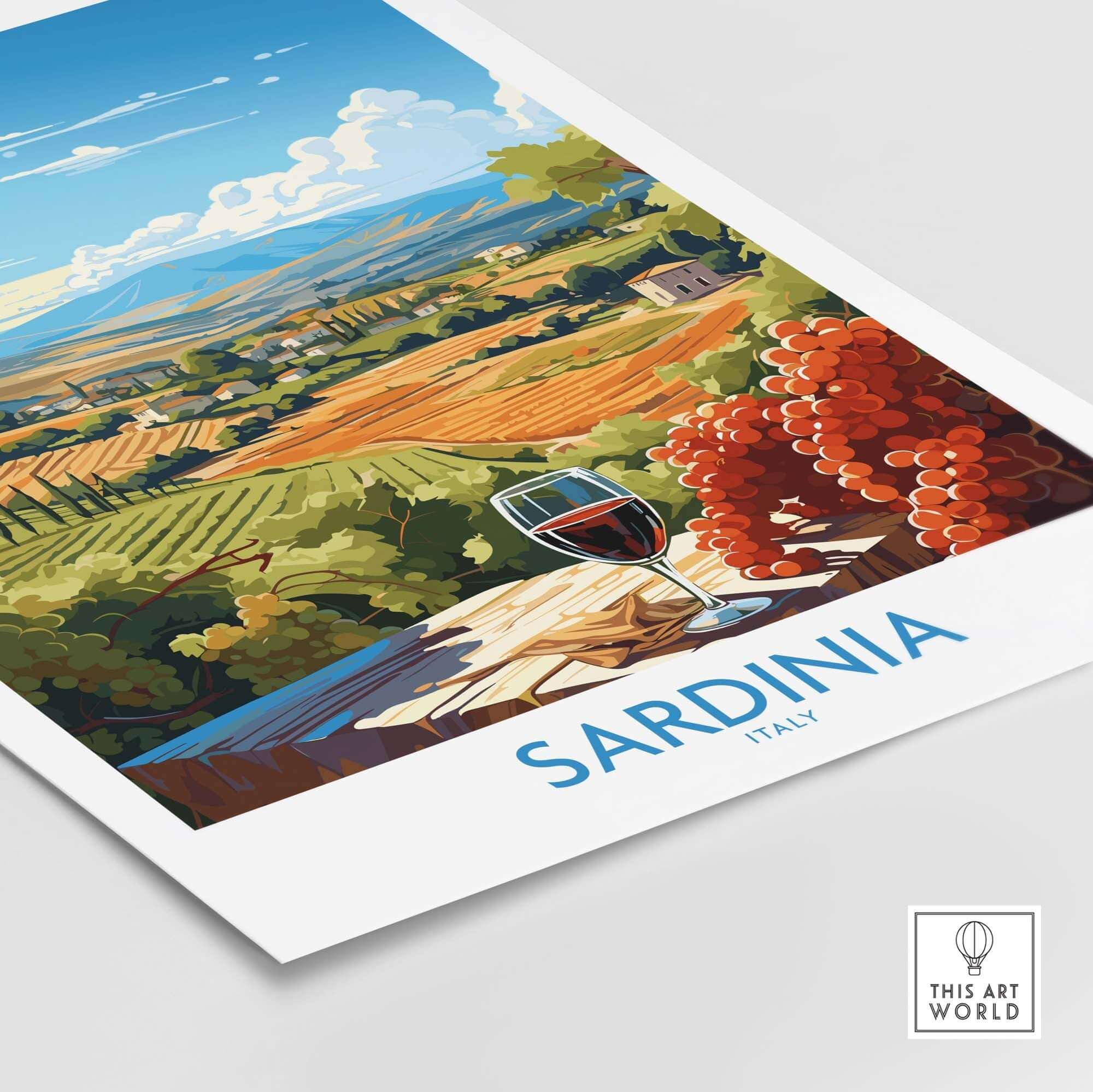 Sardinia Italy Wall Art