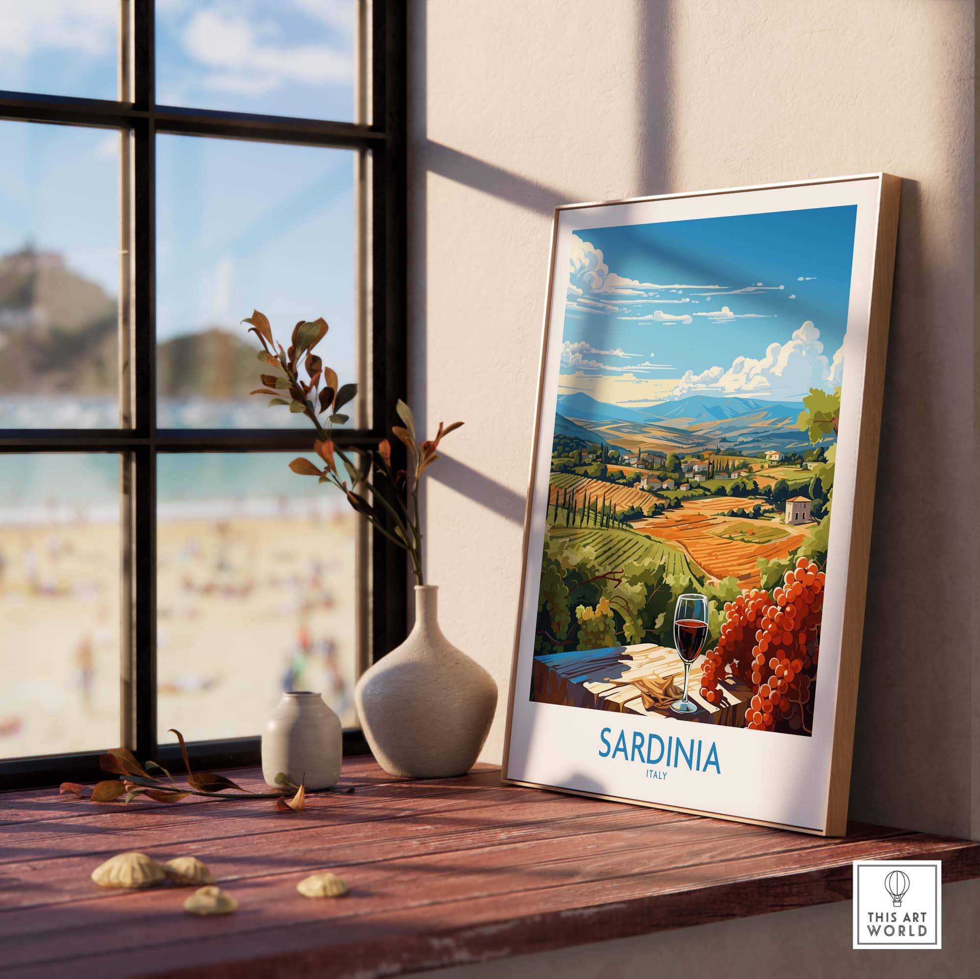Sardinia Italy Wall Art