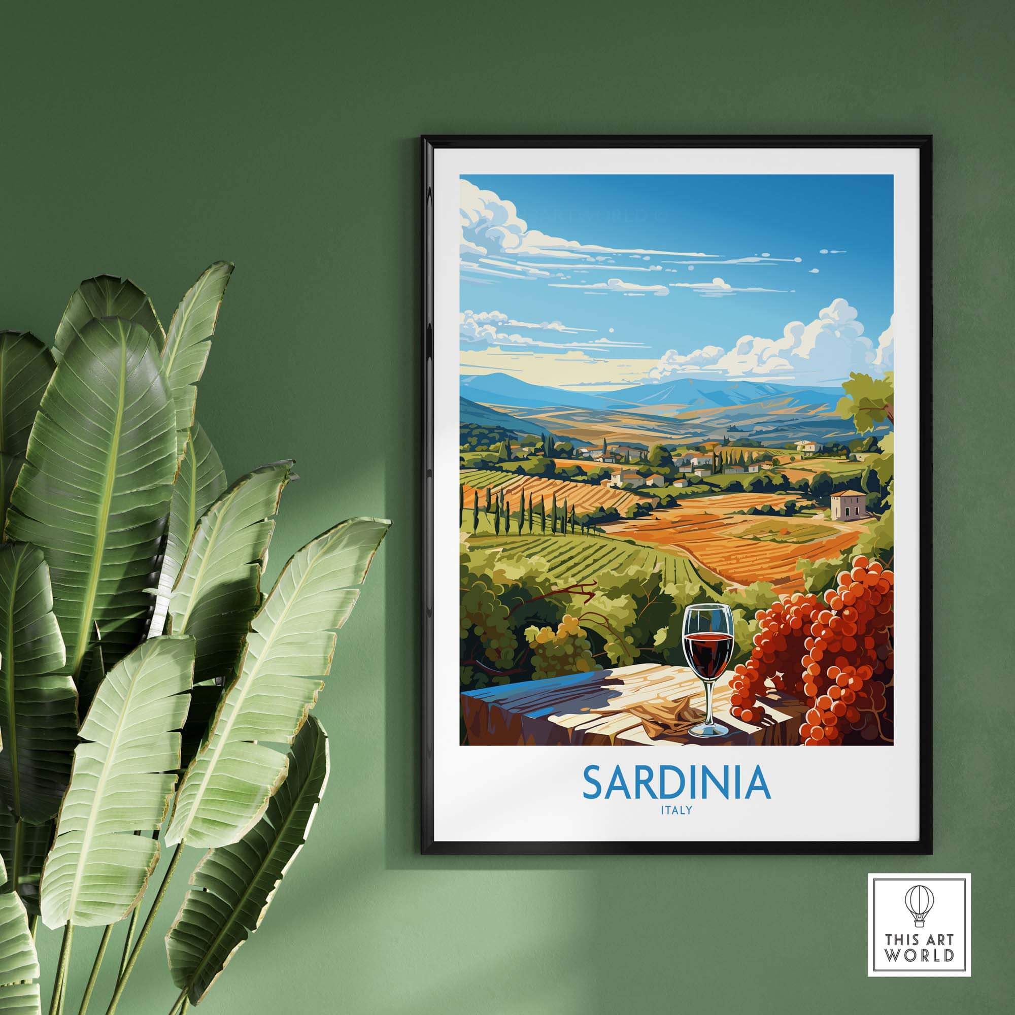 Sardinia Italy Wall Art