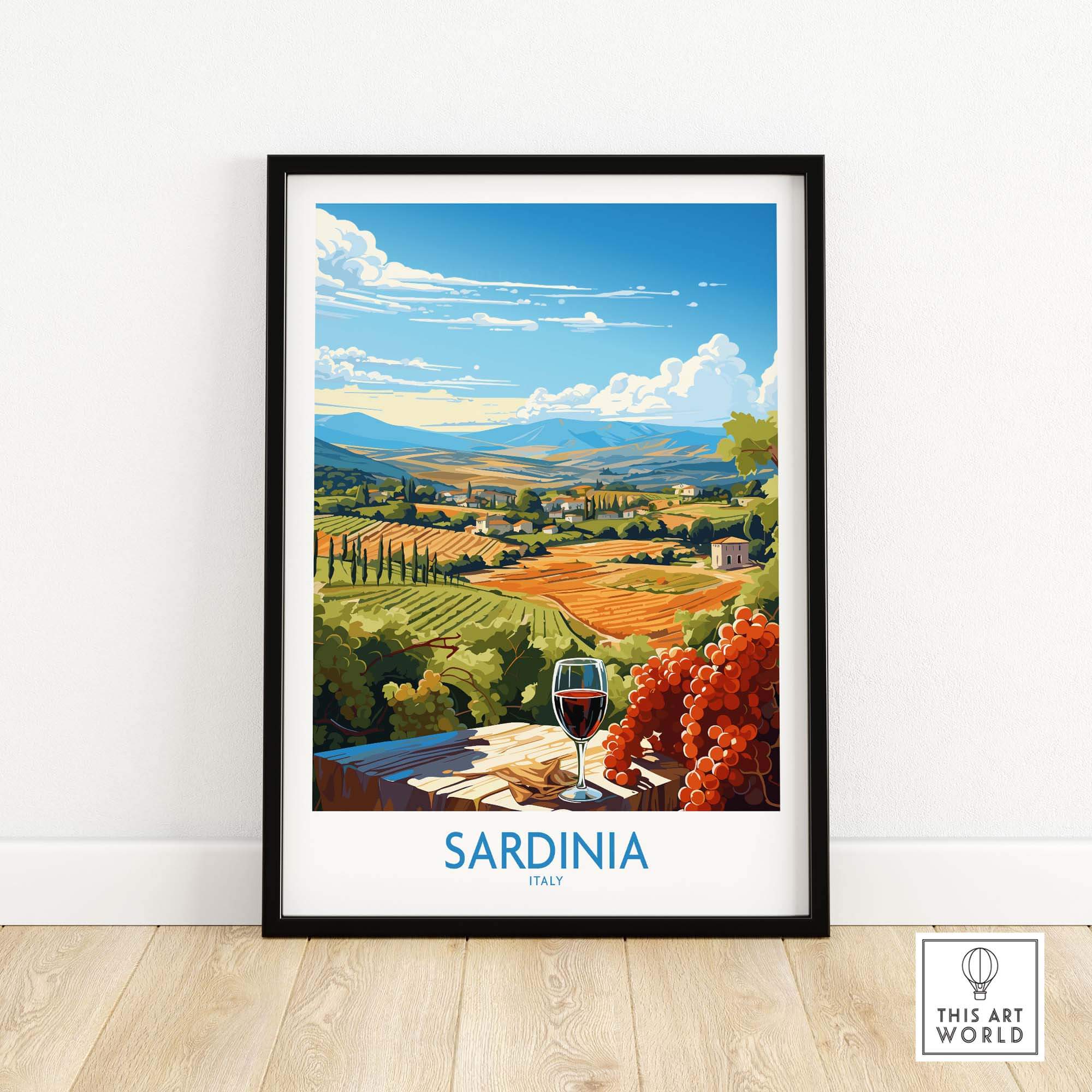 Sardinia Italy Wall Art