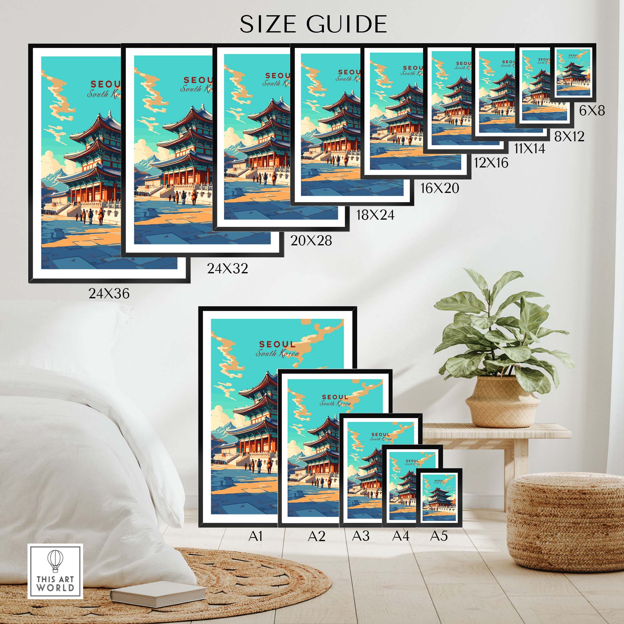 Seoul Art Print