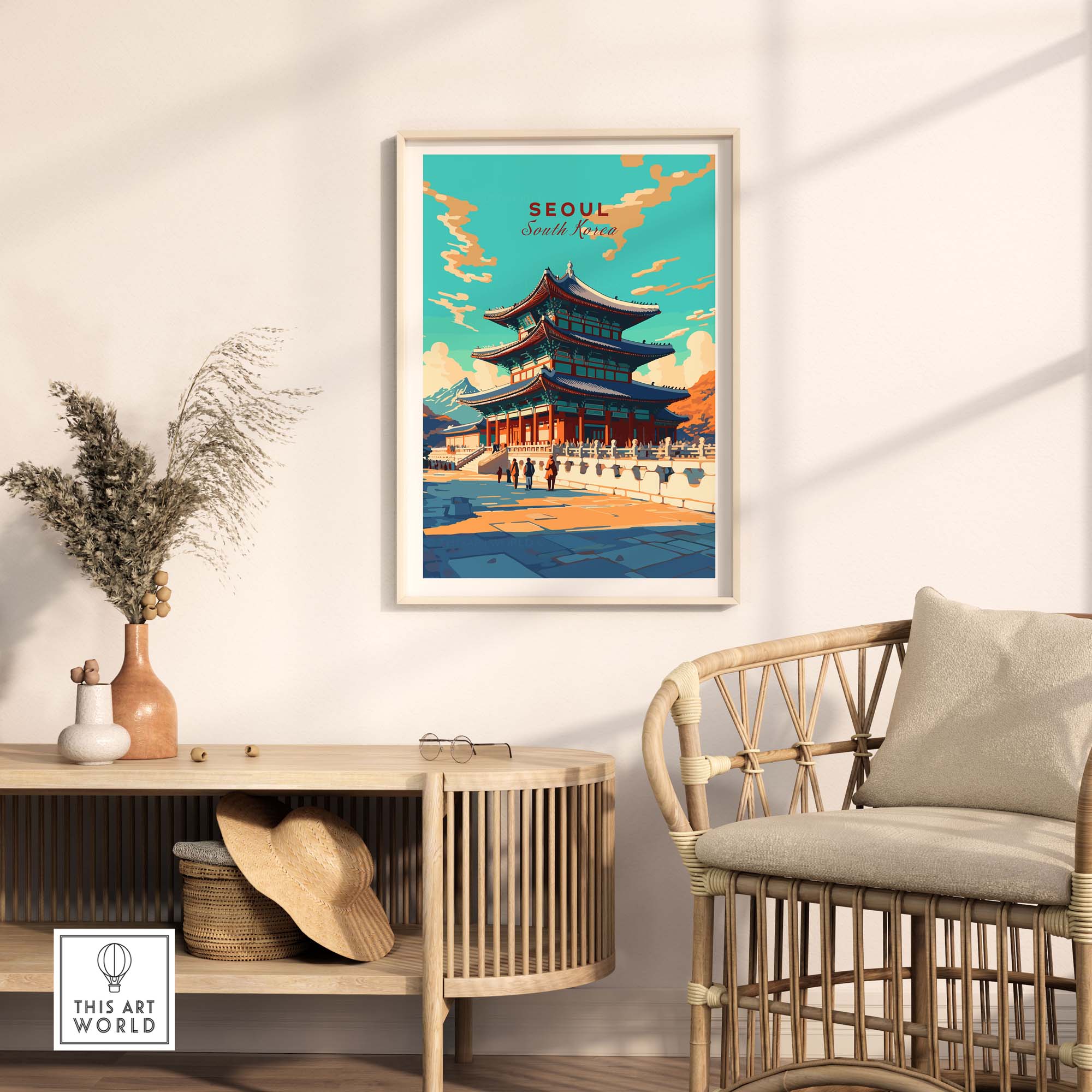 Seoul Art Print
