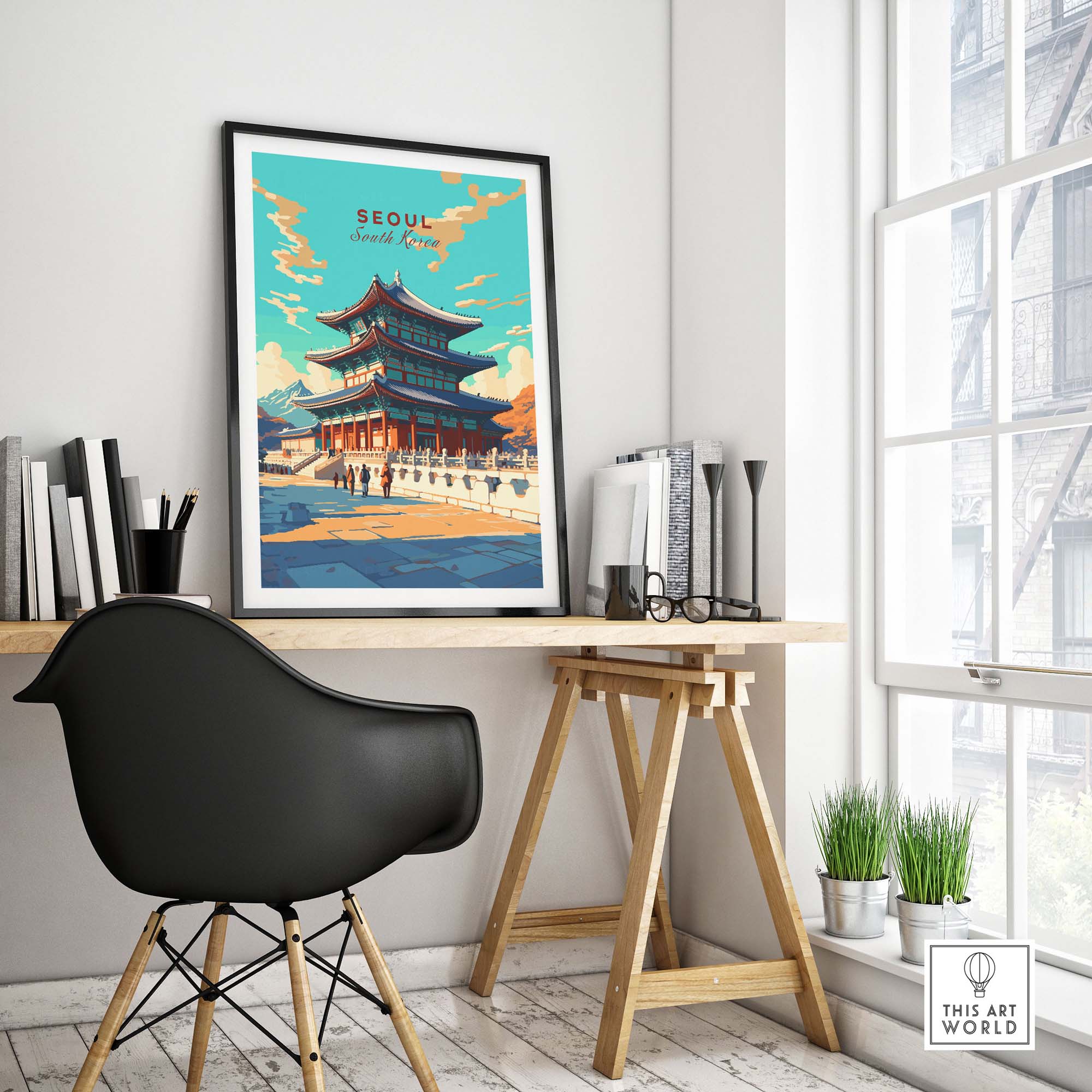 Seoul Art Print