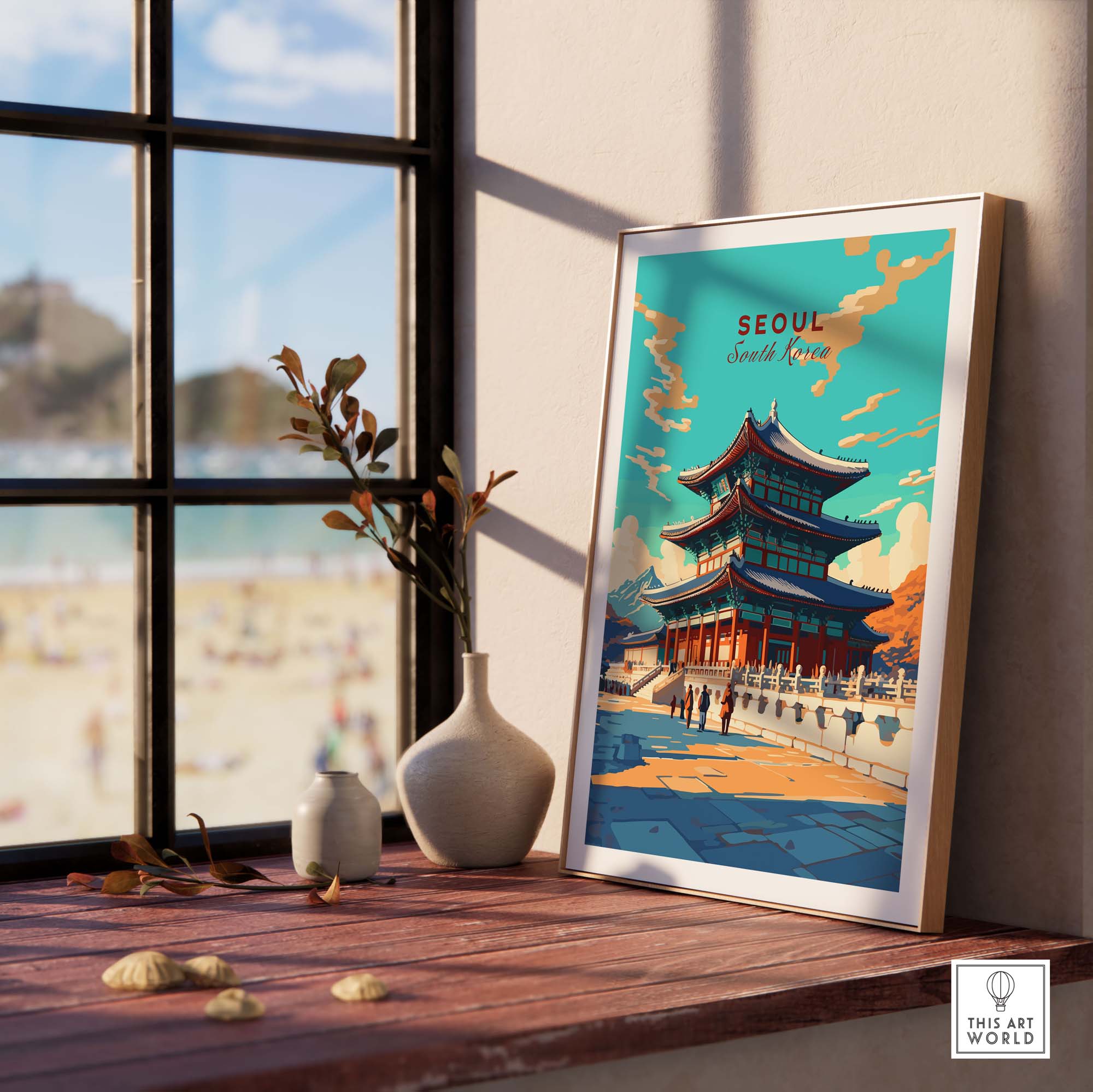 Seoul Art Print