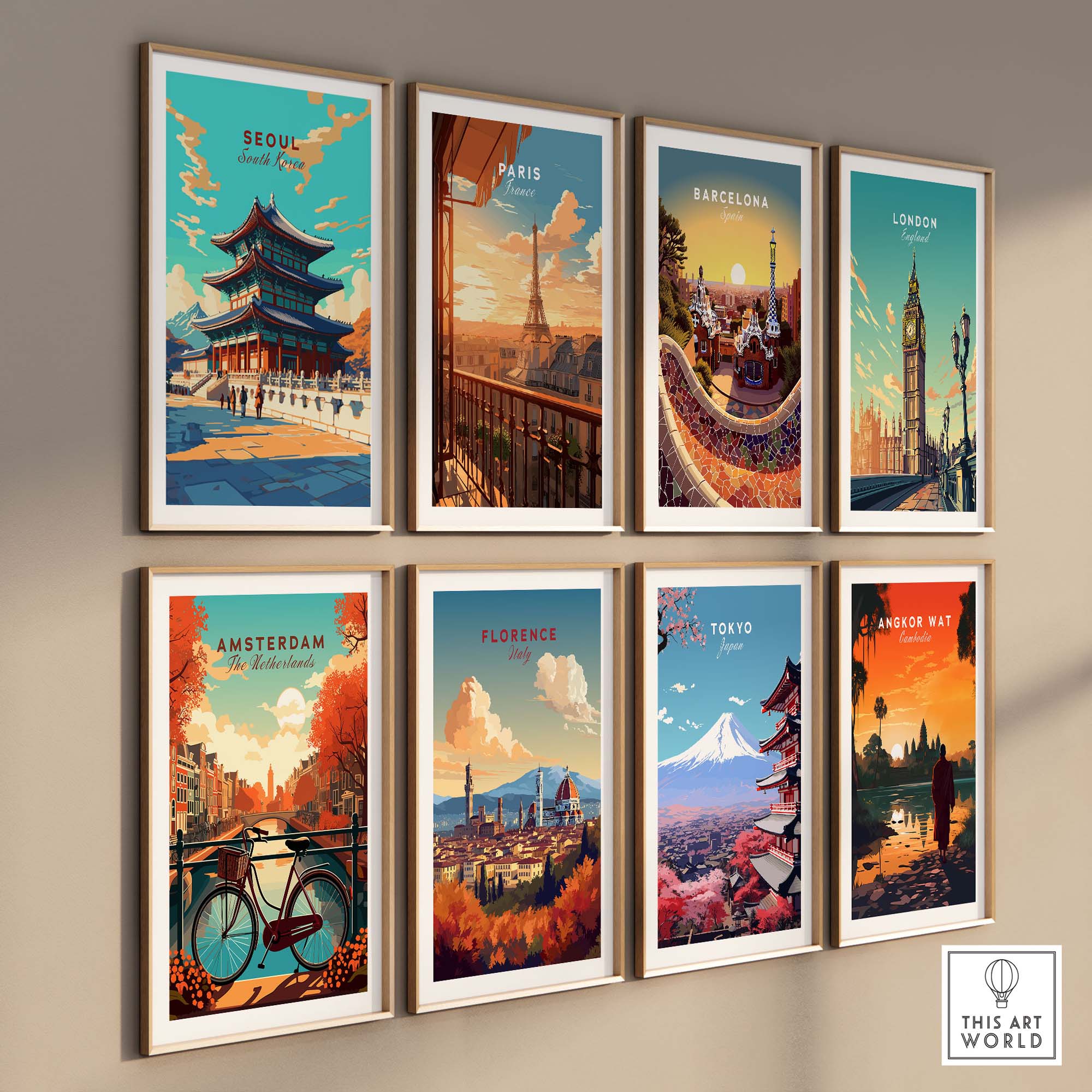 Seoul Art Print