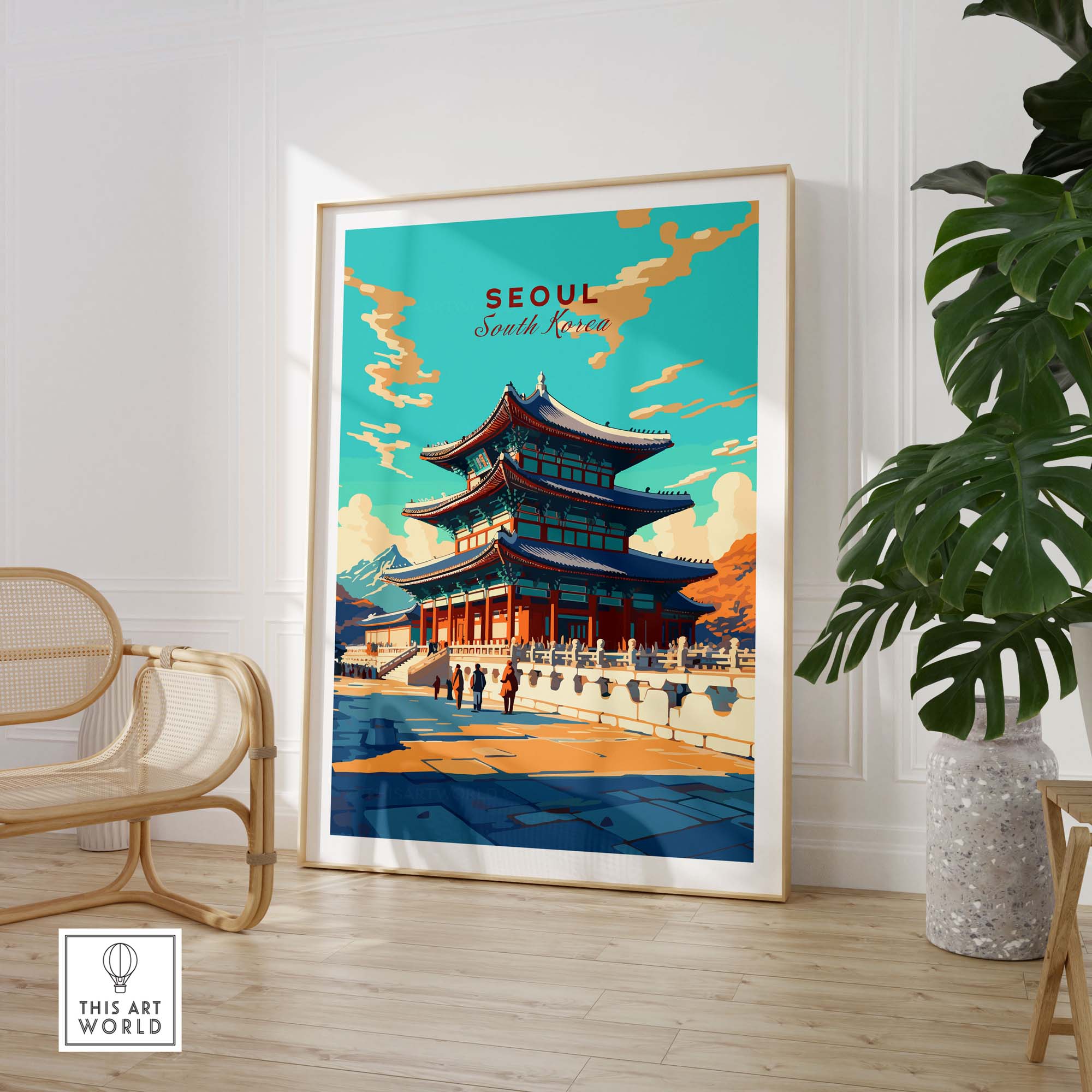Seoul Art Print