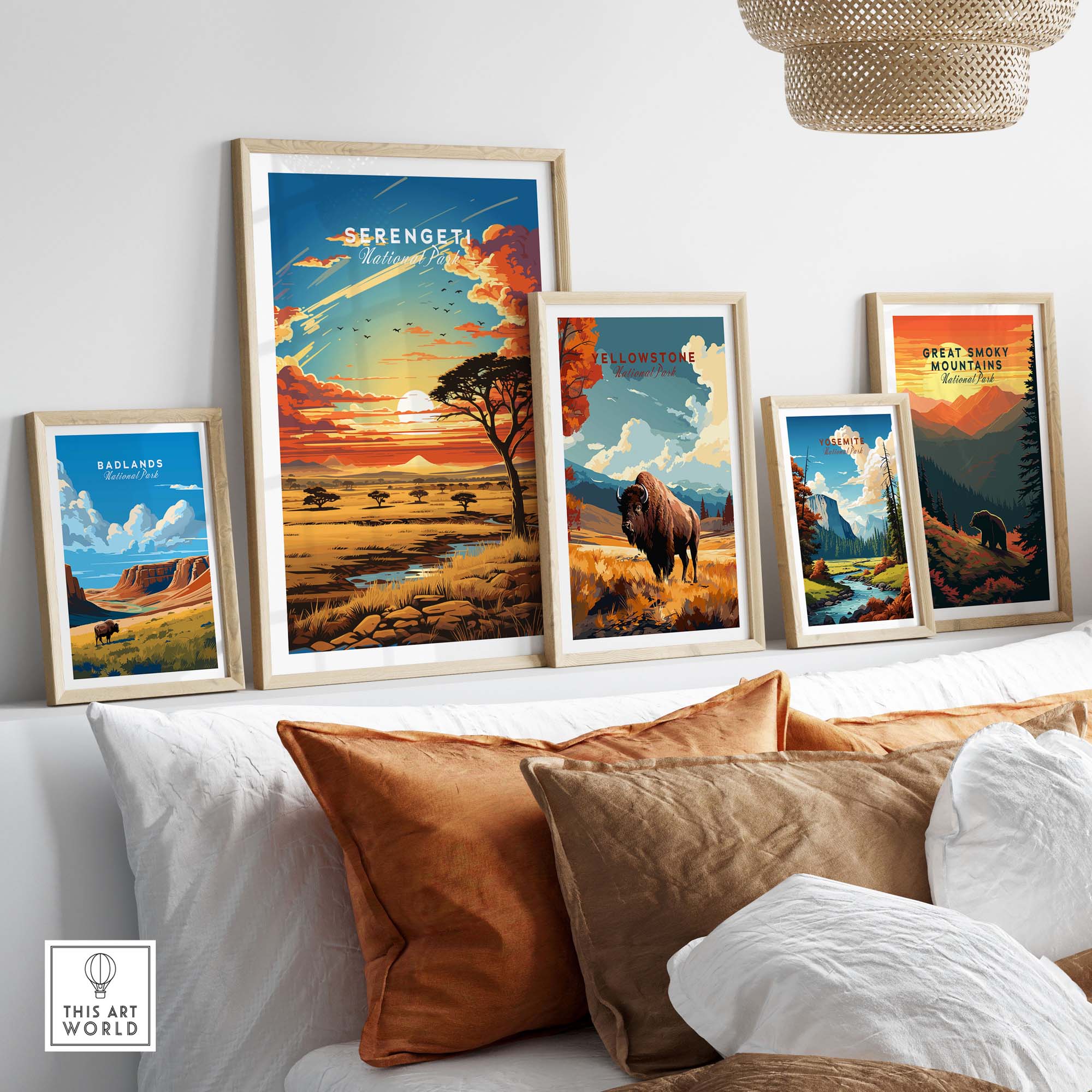 Serengeti Travel Poster