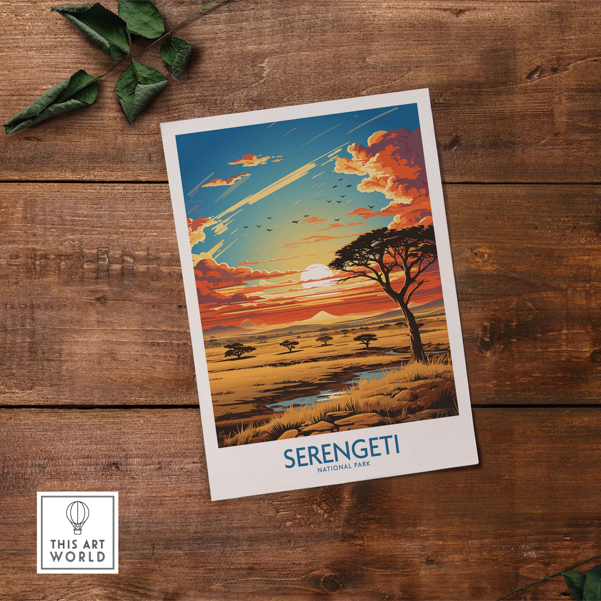 Serengeti Travel Print