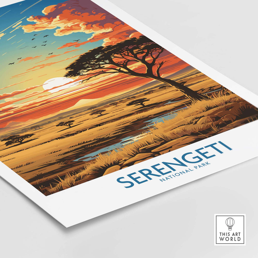 Serengeti Travel Print