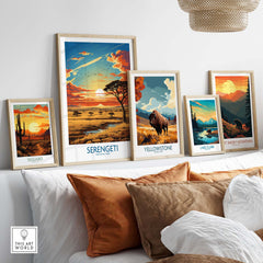 Serengeti Travel Print