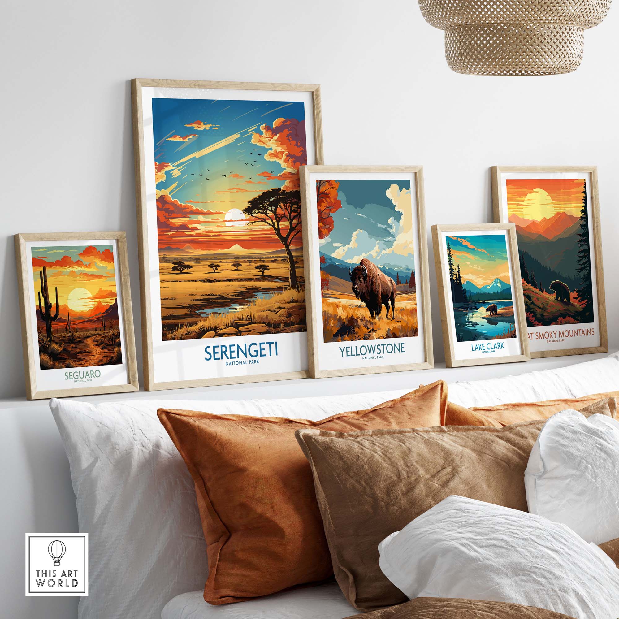 Serengeti Travel Print