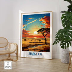 Serengeti Travel Print