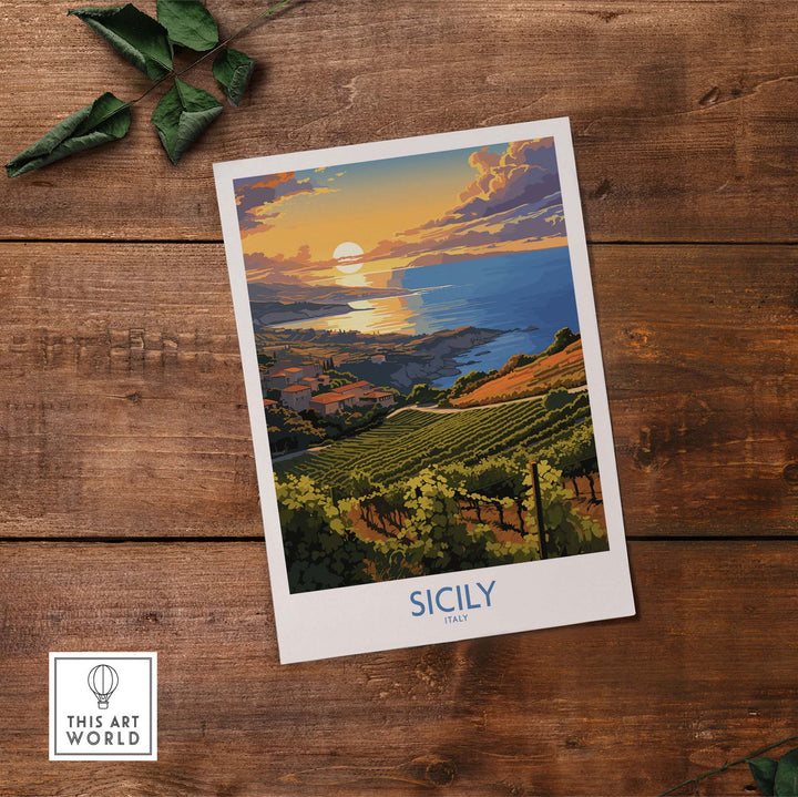 Sicily Italy Poster