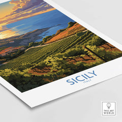 Sicily Italy Poster