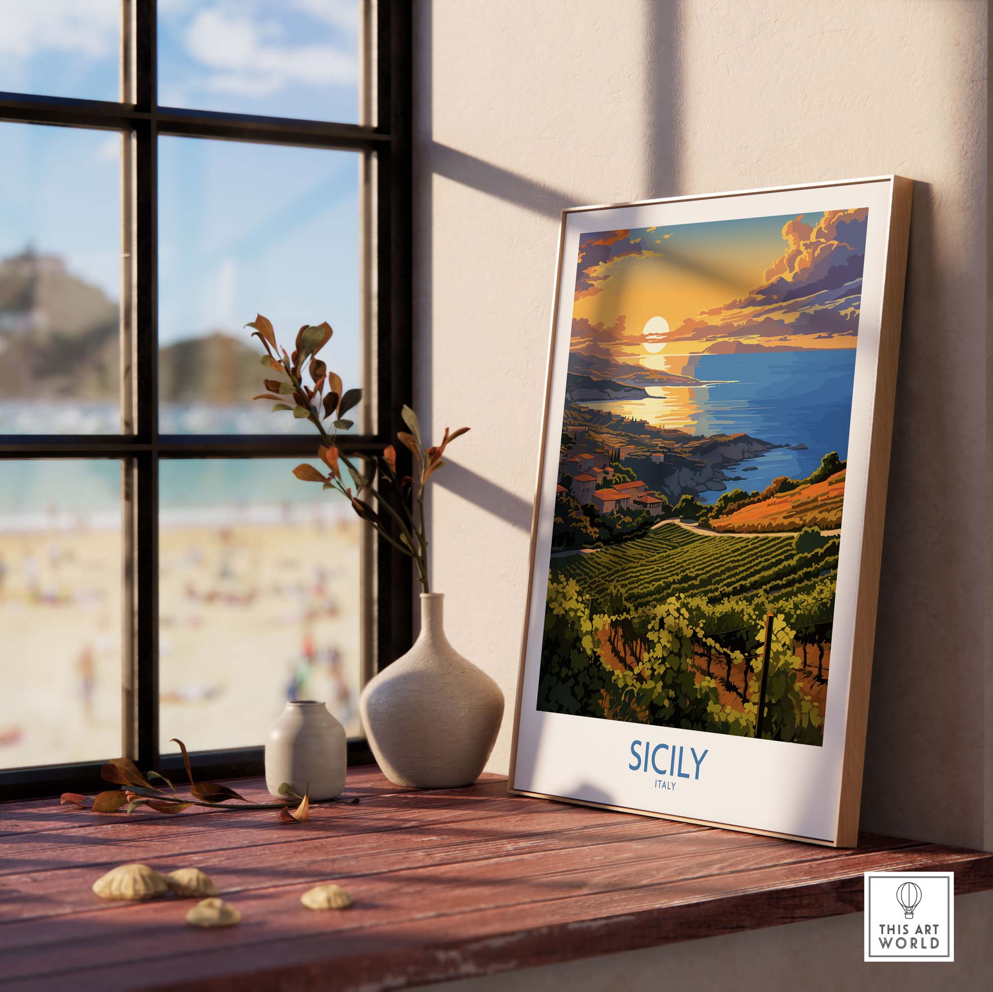 Sicily Italy Poster