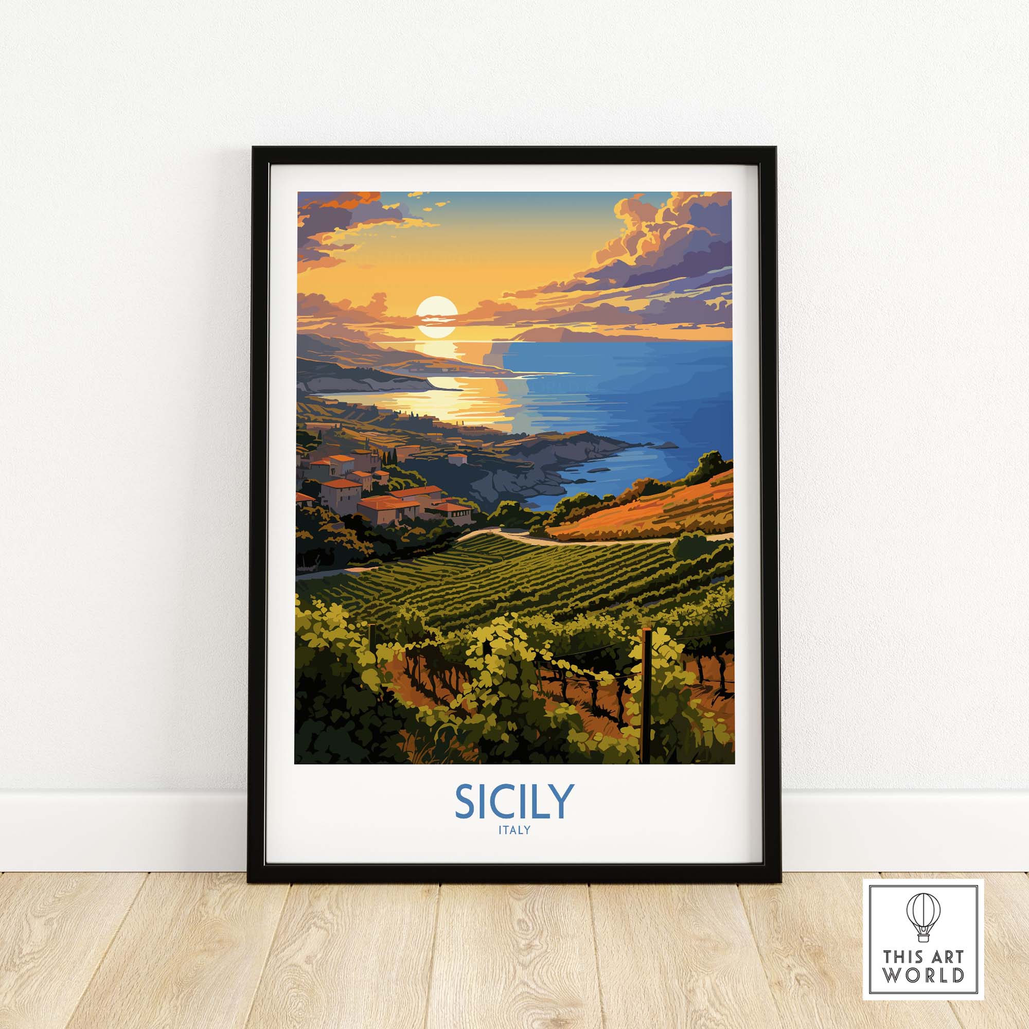 Sicily Italy Poster
